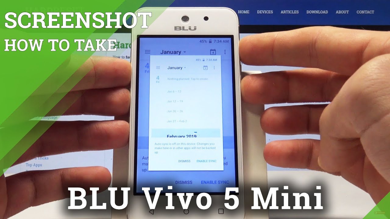 How to Take Screenshot in BLU Vivo 5 Mini - Capture Screen Tutorial