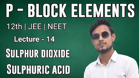 Contact process - sulphuric acid | group 16 elements | p block elements class 12 chemistry