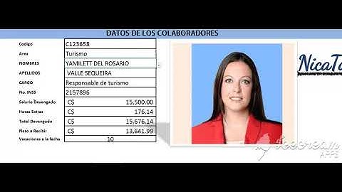 AVANCES BASE DE DATOS SISTEMA DE RECURSOS HUMANOS EN MICROSOFT EXCEL