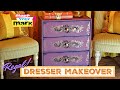Regal Dresser Makeover with Clearly Aligned Decor Stamps
