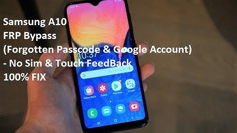 Samsung A10 (A105F) Frp Bypass 2021 100%, NO SIM FIX