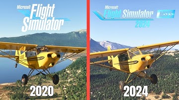 Microsoft Flight Simulator 2020 VS MFS 2024 - Direct Comparison