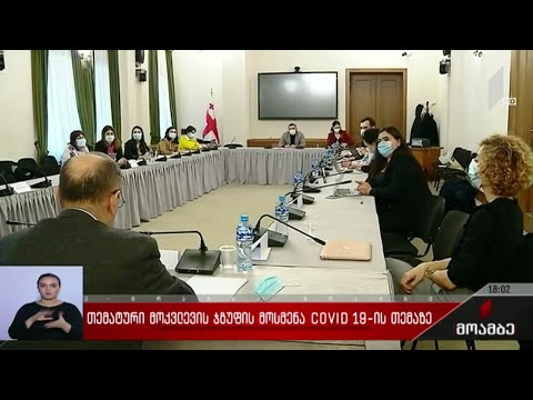 თემატური მოკვლევის ჯგუფის მოსმენა „კოვიდ-19“-ის თემაზე