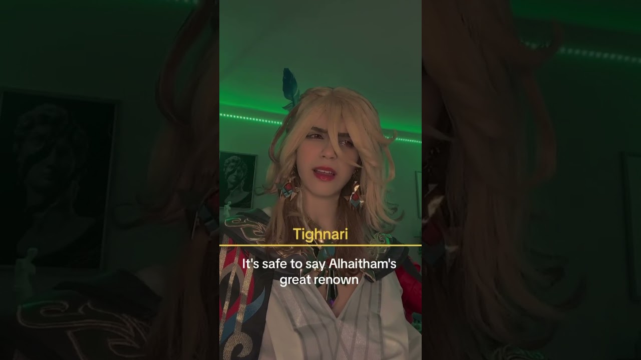 This song 😭 #cosplay #genshinimpact #genshin #kaveh #tighnari #cyno #cosplayer #cosplaygirl