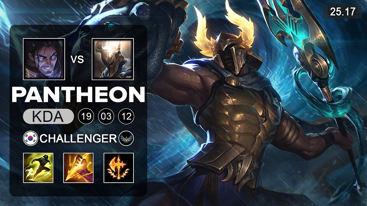 Pantheon vs Sylas Jungle - KR Challenger - Patch 25.17 Season 15