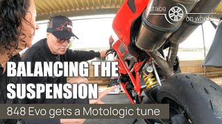 The Ducati 848 Evo Gets a Suspension Tune by Paul Free from Motologic