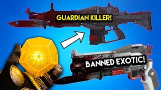 Destiny 2 - BANNED EXOTIC WEAPONS IN THE LORE!