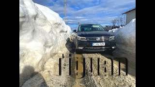 VW Tiguan RLine - Winter Adventure - big snow - off road.