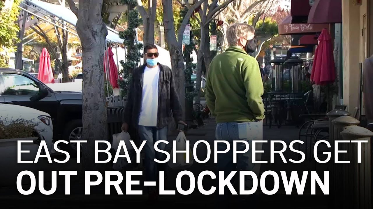 Bay Area Residents Squeeze in Holiday Shopping Before New COVID-19 Shutdown