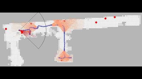 Exploration for gas distribution mapping using mobile remote sensor