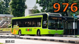 [Joyride] SG3100M on 976 | MAN NL323F A22 Gemilang (Retrofitted by Linkker)