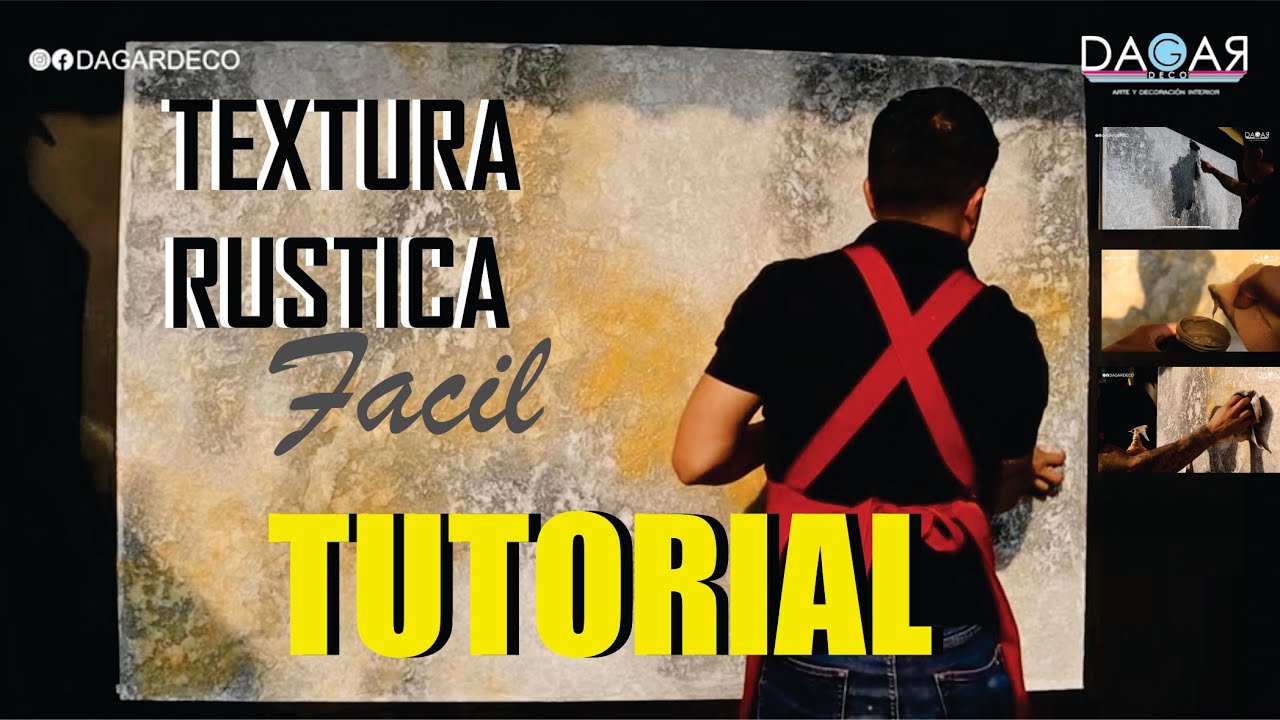 Textrura rustica tonos tierra (tutorial)
