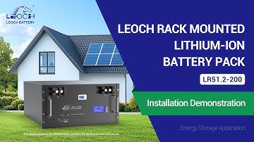 How to Install LEOCH Rack-Mounted Home Batteries | Step-by-Step Tutorial