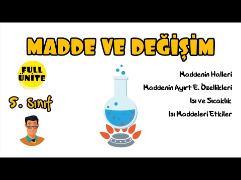 Madde ve Değişim / 5. Sınıf