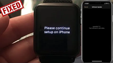 Apple Watch Stuck on Please Continue Setup on iPhone in iOS 14.7 & watchOS 7.5
