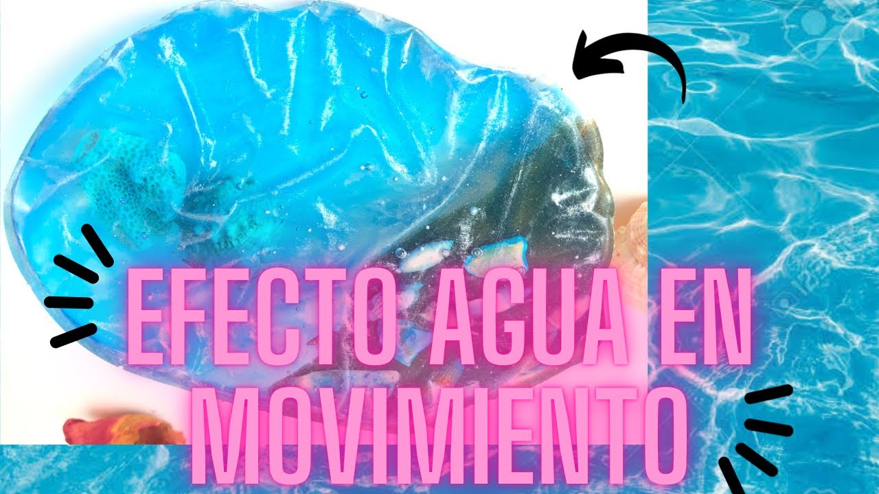 Efecto mar y olas con resina epoxi: tutorial y demostración