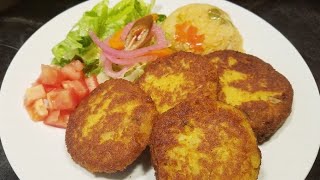 Tortitas De Pollo Con Papas | Tortitas de Papa con Pollo - YouTube