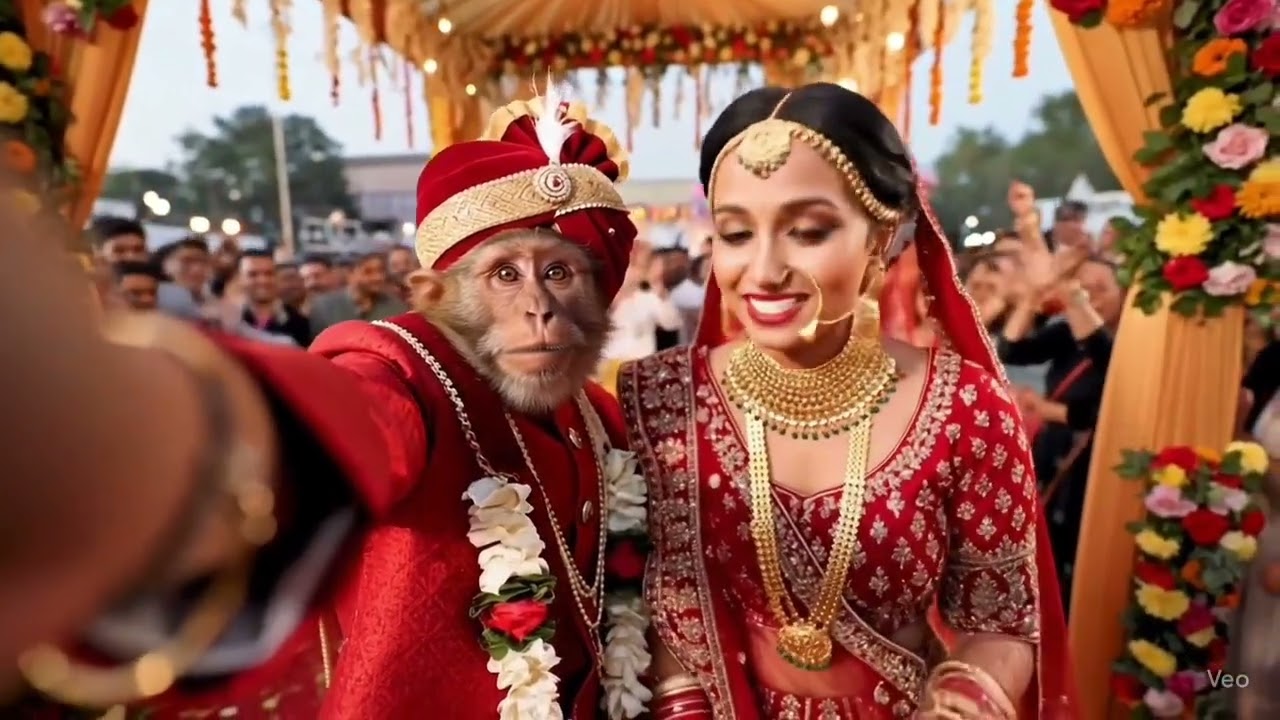 Monkey in marriage 💯💯👨‍❤️‍💋‍👨