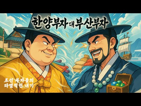 한양부자 대 부산부자 - 잠자기 전 듣는 한국 전래 동화 | 한양 최고 부자 vs 부산 최고 부자, 자존심 대결의 끝은? | 야담,설화,야화,조선,옛날이야기,민담,전설