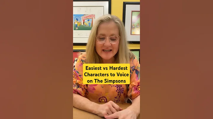 Here are the easiest and hardest characters to voice on the Simpsons! #thesimpsons  #bartsimpson