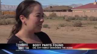 California city, calif. (kbak/kbfx) - a city family said they were
stunned and scared when officers tracked pickup with body in it to
their ne...