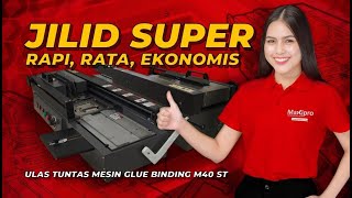 Review Mesin Mesin Glue Binding Desktop Telson M40 ST Part 1 - maxipro.co.id screenshot 3