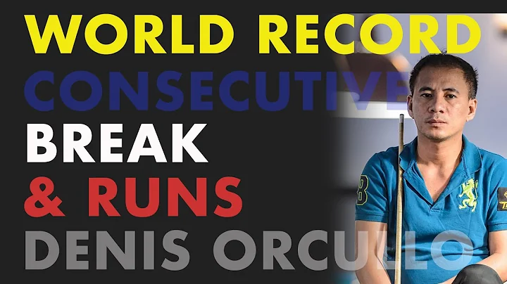 WORLD RECORD |  Most Continuous BREAK&RUNS of 9 Ba...