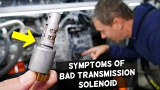 WHAT ARE THE SYMPTOMS OF BAD AUTOMATIC TRANSMISSION SHIFTER SOLENOID