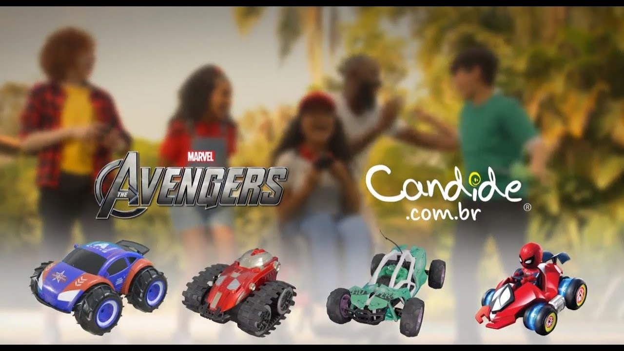 Carro Controle Remoto Monster Machine Hulk Candide - Papellotti