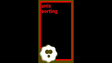 How to UNIX sort by one column only? #shorts