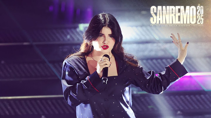 Sanremo 2025 - Maria Tomba canta "Goodbye (voglio good vibes)"