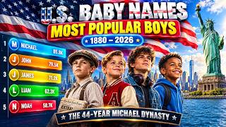 Most Popular Boy Names in America: 1880–2026 (The 44-Year Dynasty)