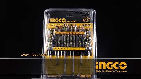Obeng Presisi Jam Screwdriver Precision Driver Set Ingco HKSD1828