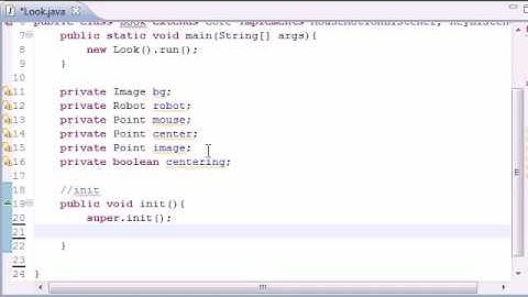 Java Game Development 033 of 036 Intro to Mouselook