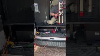Do I have to install server rack batteries in a stack in RV solar?