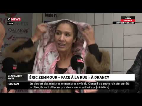 Zemmour intime en pleine rue à une femme musulmane d'ôter son voile Zemmour intime en pleine rue à une femme musulmane d'ôter son voile