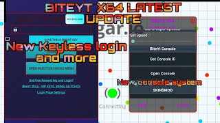 AGARIO 2.28.9 BITEYTVIP X64 7.1 || NEW KEYLESS LOGIN || CONSOLE SYSTEM AND MORE screenshot 3