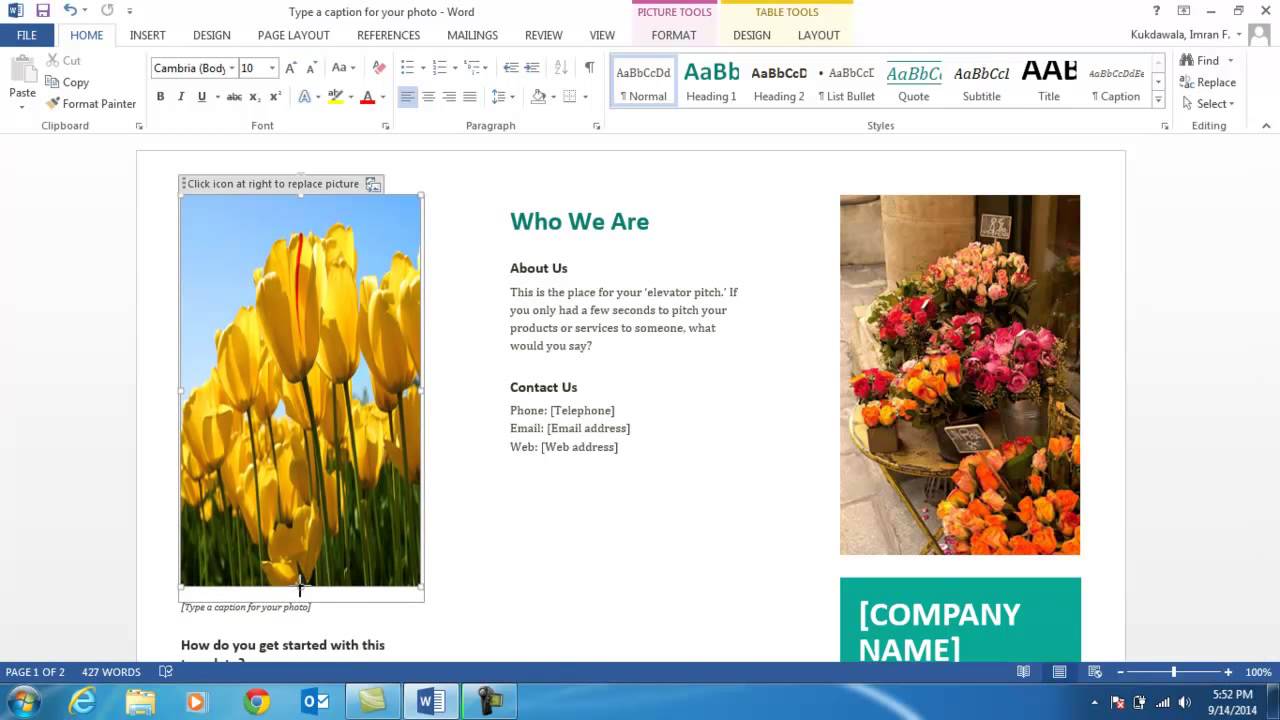 How to Create a Brochure using MS Word 25