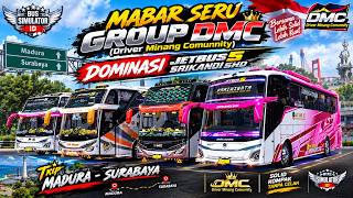 MABAR SERU GROUP DMC !! DOMINASI JETBUS 5 SRIKANDI SHD 🚍💨 | Bus Simulator Indonesia #bussid screenshot 3