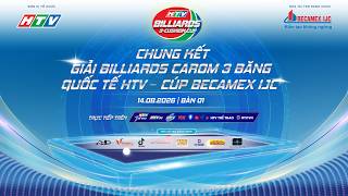 TRUC TIEP 4K LE KHAI MAC VONG BANG - BAN 1 VCK GIAI BILLIARDS HTV