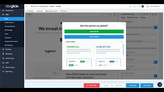 Studio v1.15.1: Global Sections, Section Copy, Datasource item limit and Field ID Lock