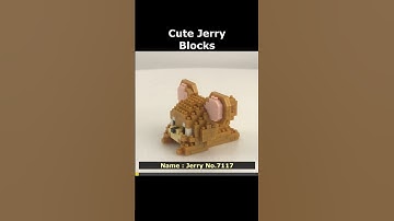 Jerry Mouse 7117 Mini Blocks Preview #lego #brick #miniblock #nanoblock
