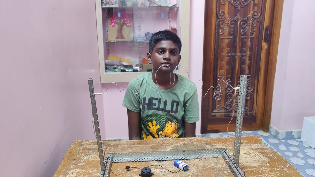 HOW TO MAKE BUZZ WIRE GAME 