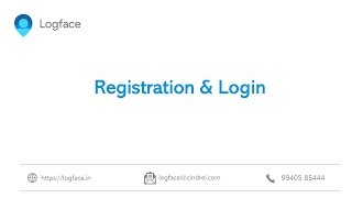Logface Support Video -  Registration & Login