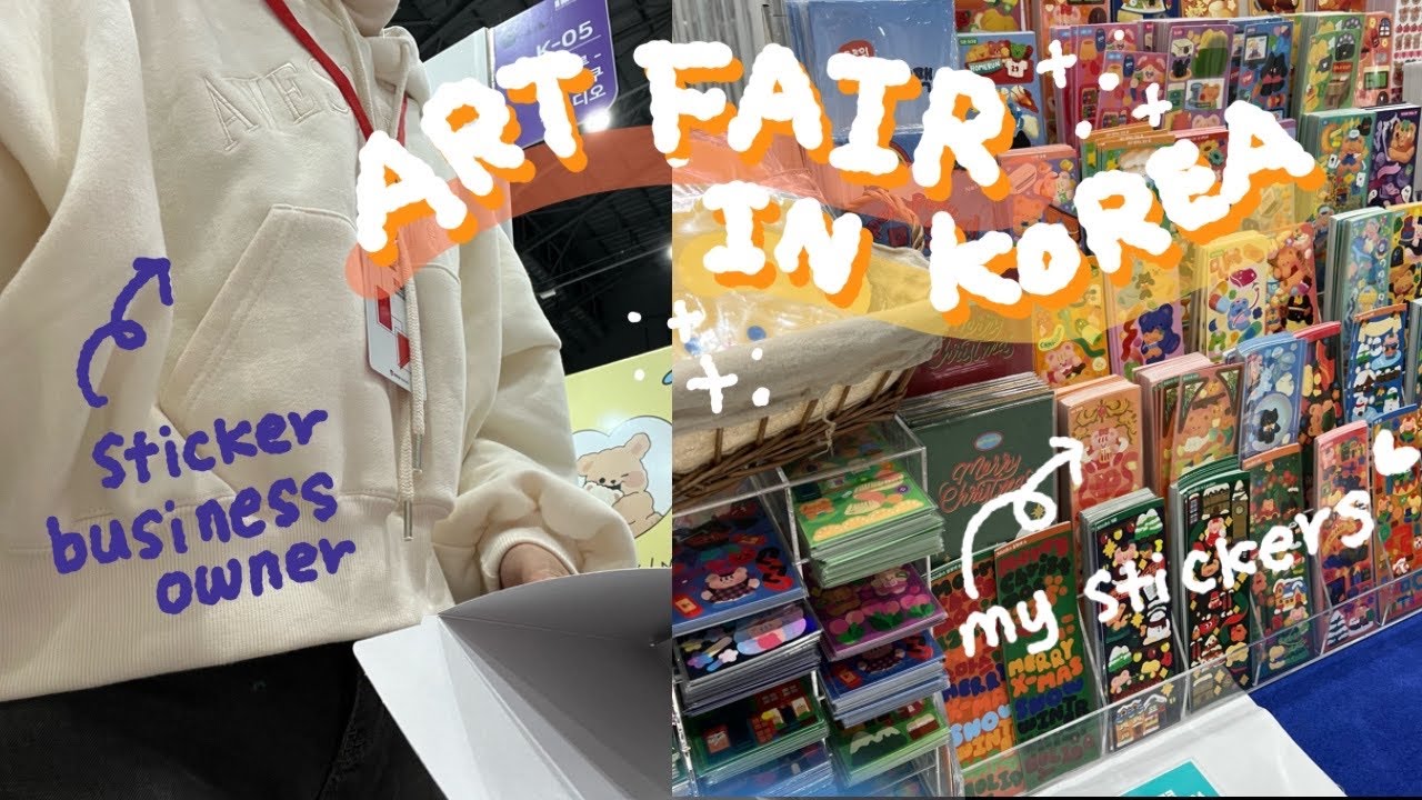 Studio Vlog : PREP FOR Art fair, Tabling, Productive week in KOREA ...