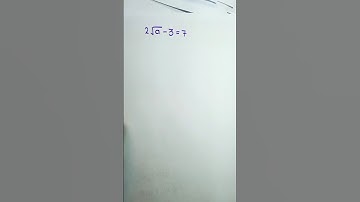 solving the radical equation 2✓a-3=7📚🖊️#maths #shortvideo #america