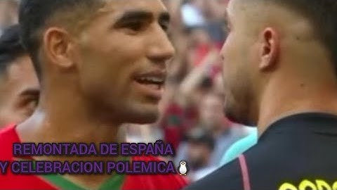 Así FUE la BURLA de MARRUECOS a ESPAÑA y la BRONCA de HAKIMI con TENAS, KARMA INSTANTANEO 🐧❄️