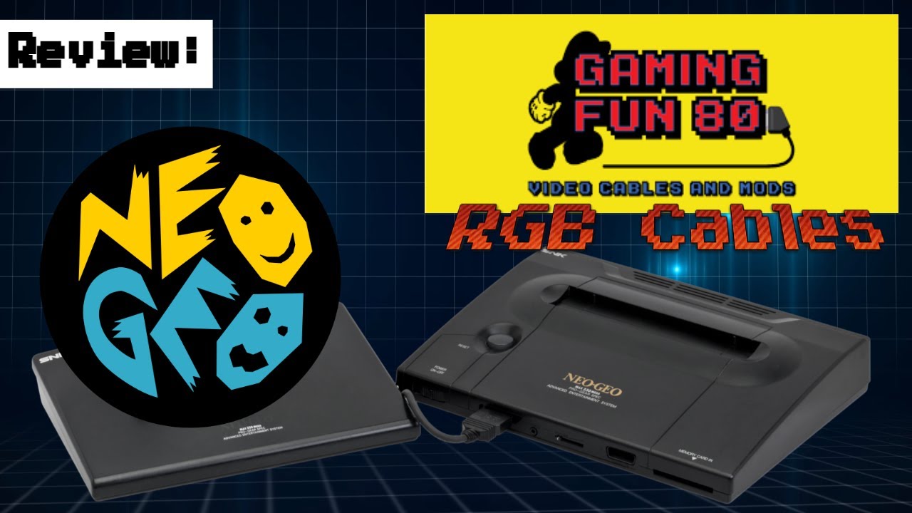 CABLE RGB NEOGEO AES AVEC SORTIE STEREO (NEUF - NEW