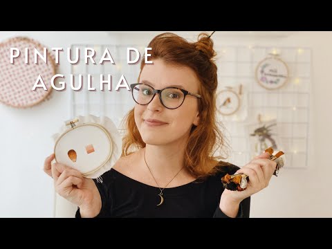 Vídeo: Como Bordar Uma Pintura