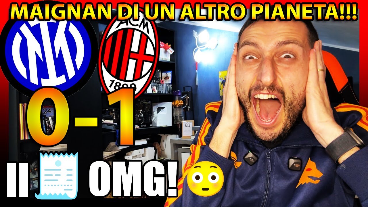 🧾😱 MAIGNAN di un ALTRO PIANETAAA‼️ INTER-MILAN 0-1 [Il PAGELLONE]